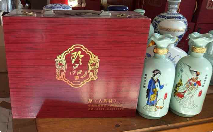 原浆小米酒陈酿4斤美人瓶